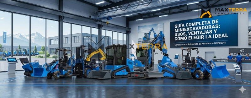 Guia Completa de Miniexcavadoras: Usos, Ventajas y Como Elegir la Ideal